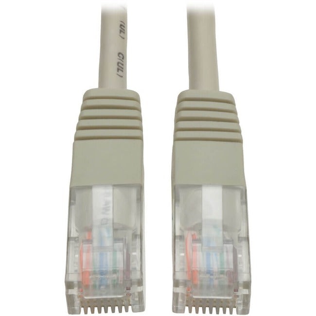 Tripp Lite 7ft Cat5e / Cat5 350MHz Molded Patch Cable RJ45 M/M Gray 7'