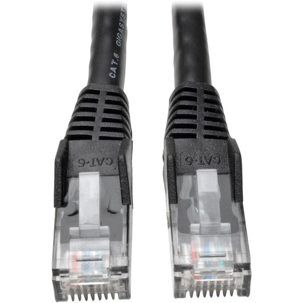 Tripp Lite 5ft Cat6 Gigabit Snagless Molded Patch Cable RJ45 M/M Black 5' 50 Bulk Pack