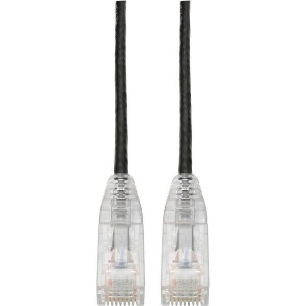 Tripp Lite Cat6 UTP Patch Cable (RJ45) - M/M, Gigabit, Snagless, Molded, Slim, Black, 6 ft.