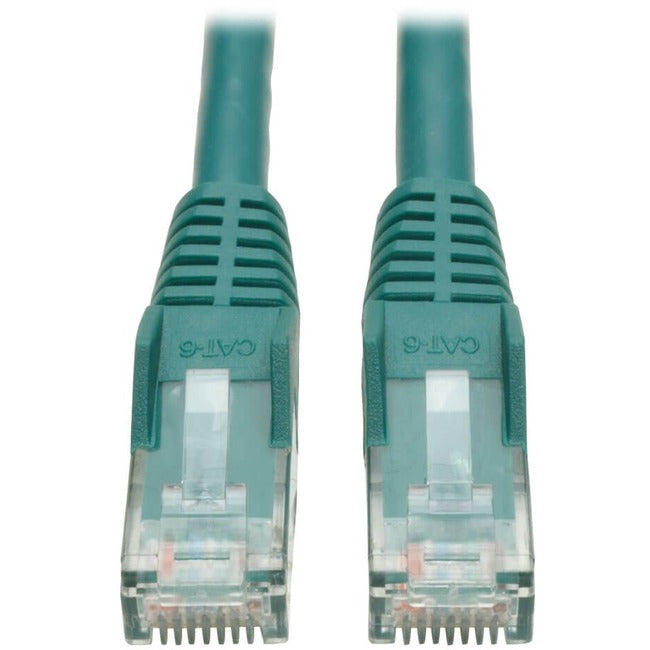 Tripp Lite 5ft Cat6 Gigabit Snagless Molded Patch Cable RJ45 M/M Green 5'