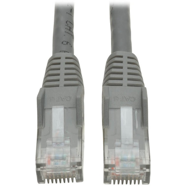 Tripp Lite 5ft Cat6 Gigabit Snagless Molded Patch Cable RJ45 M/M Gray 5'