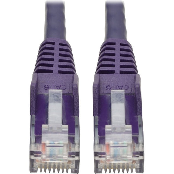 Tripp Lite 2ft Cat6 Snagless Molded Patch Cable UTP Purple RJ45 M/M 2'