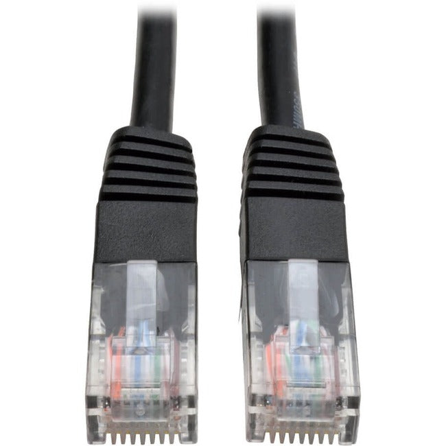 Tripp Lite 15ft Cat5e / Cat5 350MHz Molded Patch Cable RJ45 M/M Black 15'