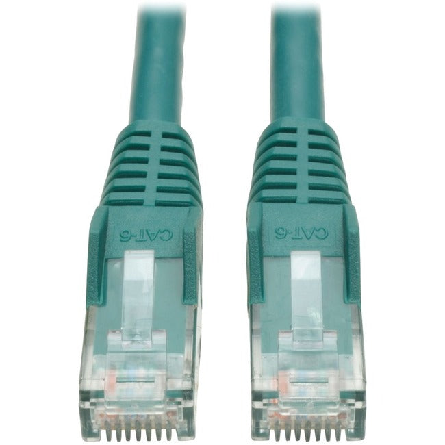 Tripp Lite 6ft Cat6 Gigabit Snagless Molded Patch Cable RJ45 M/M Green 6'