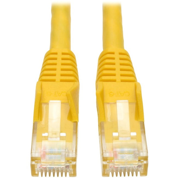 Tripp Lite 6ft Cat6 Gigabit Snagless Molded Patch Cable RJ45 M/M Yellow 6'