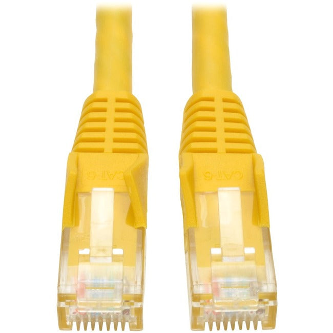 Tripp Lite 6ft Cat6 Gigabit Snagless Molded Patch Cable RJ45 M/M Yellow 6'