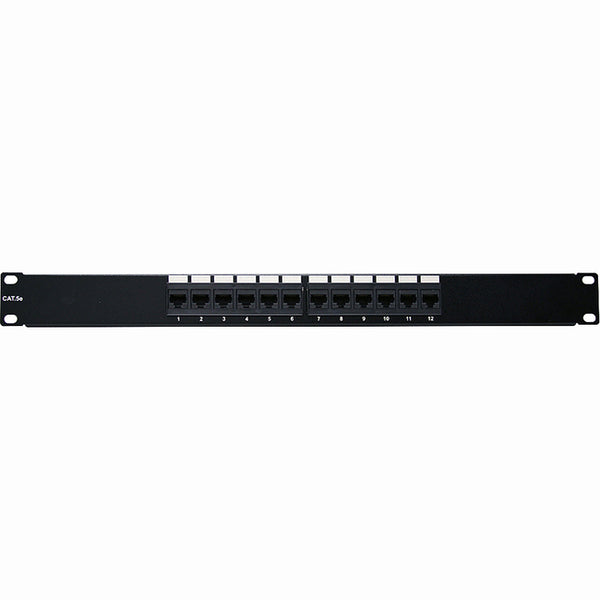 4XEM 12 Port CAT5E Rackmount Patch Panel