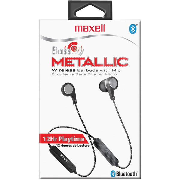 Maxell Bass 13 Wireless Metallic Earbuds