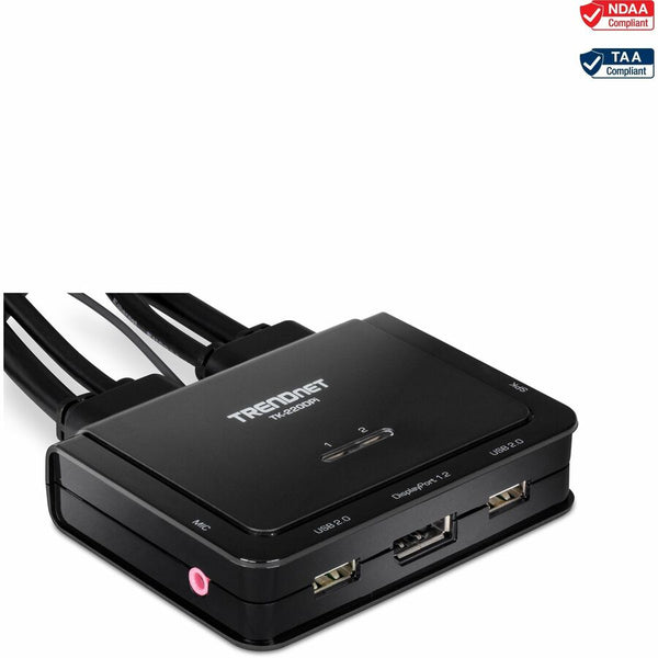 Trendnet Inc 2-port 4k Displayport Kvm Switch