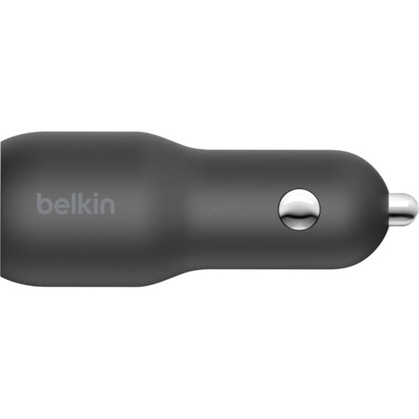 Belkin International Inc 37w Usb Pd Car Charger W/ Pps, Bk W/pvc, C-ltg, 1m