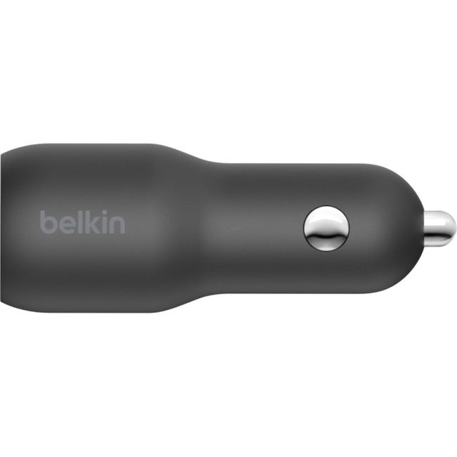 Belkin International Inc 37w Usb Pd Car Charger W/ Pps, Bk W/pvc, C-ltg, 1m