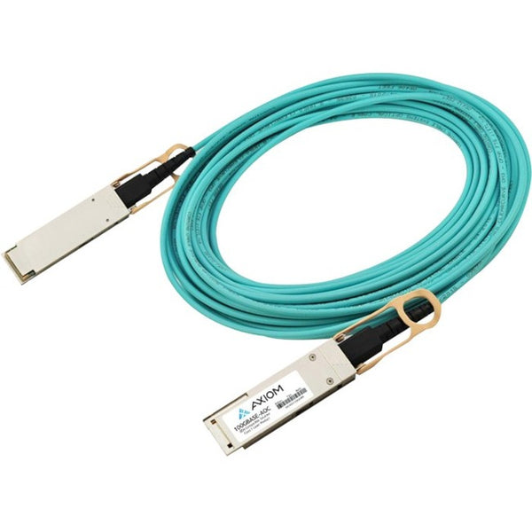 Axiom 100gbase-aoc Qsfp28 Active Optical Cable Aruba Compatible 15m