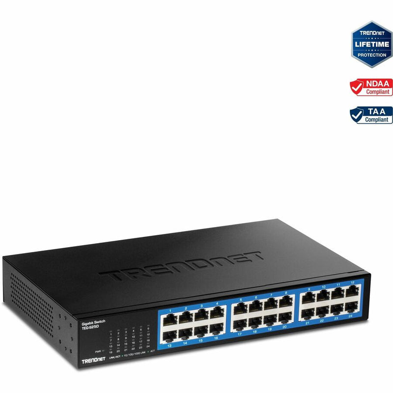 Trendnet Inc 24-port Gigabit Desktop Switch /w Metal Case