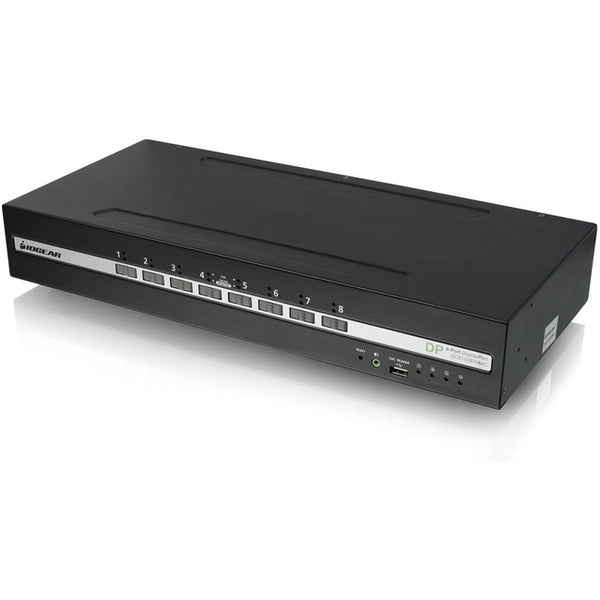 Iogear 8-port Dual View Displayport Pp4.0 Secure Kvm Switch W/audio, Cac, Taa