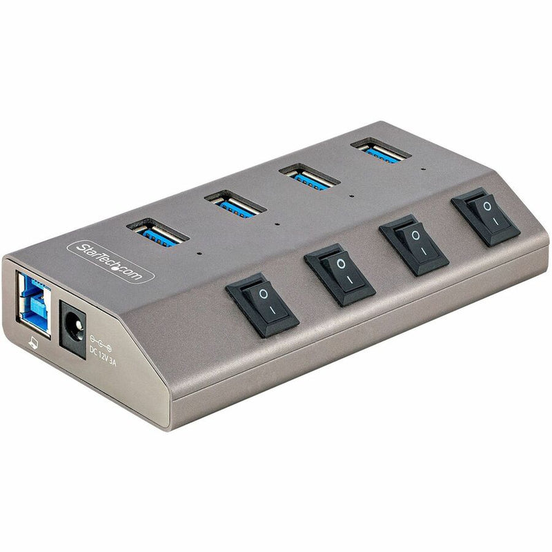 Startech 4 Port Usb 3.2/3.1 Gen 1/3.0 5gbps Hub W/individual Port Switches - 4x Usb Type-