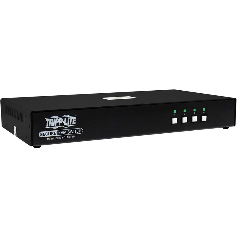 Tripp Lite Secure Kvm Switch, 4-port, Single Head, Dp To Hdmi (x4), 4k, Niap Pp4.0, Audio,