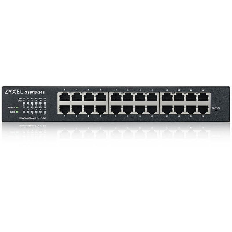 Zyxel Communications Gs1915-24e - 24-port Gbe L2 Smart Managed Switch W/nebula Cloud Option