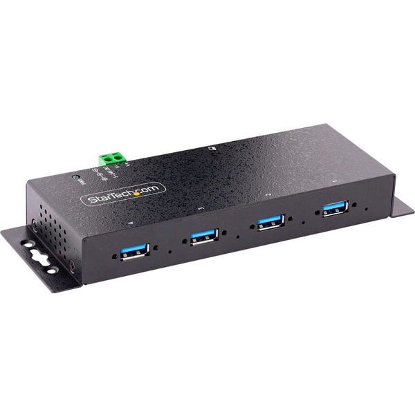 Startech 4-port Metal Usb Hub Can Withstand Industrial Environments - Locking Usb-a Ports