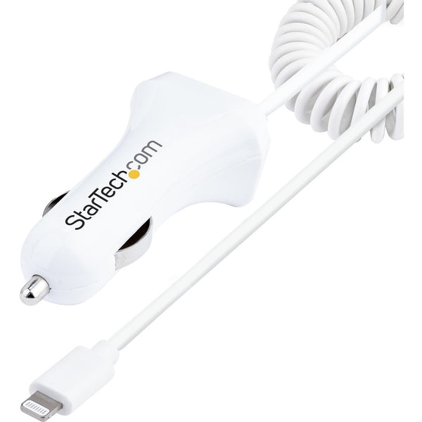 Startech Dual Usb Car Charger Charges Two Mobile Devices Up To 2.1a Simultaneously; Built