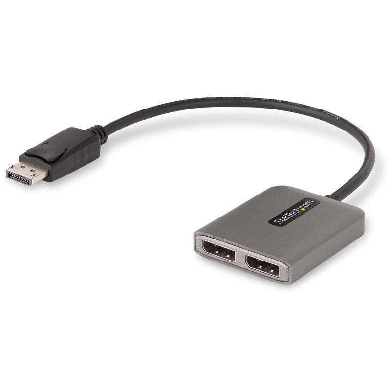 Startech Dual Displayport Multi-monitor Adapter To Extend Or Mirror Your Desktop; Dp 1.4