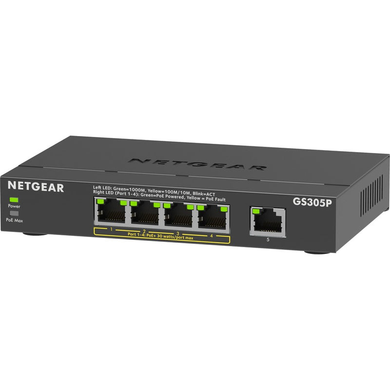 Netgear 5 Port Poe Gigabit Ethernet Unmanaged Switch