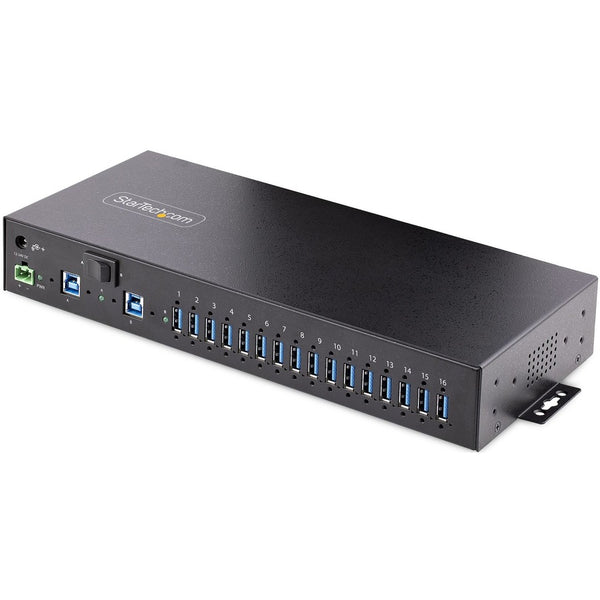 Startech 16-port Industrial Usb 3.0 Hub 5gbps, Metal, Mountable, Esd Protection, Terminal