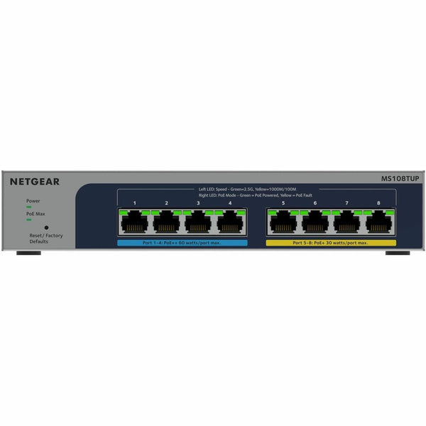 Netgear 8pt Poe++ Multigig Smart Swch