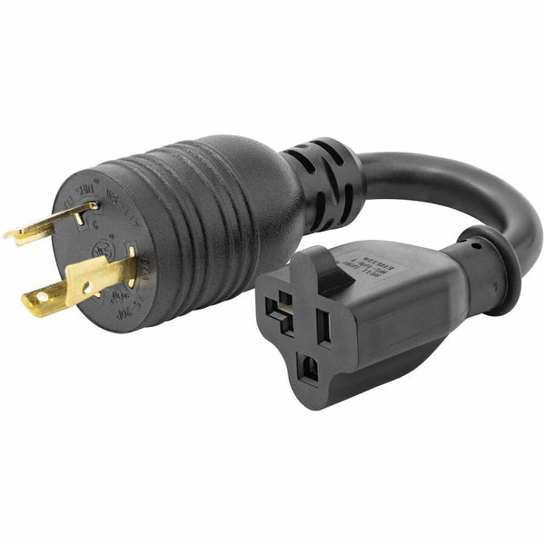 Startech 6in (15cm) Heavy Duty Power Cord, Nema L5-20p To Nema 5-20r, 20a 125v, 12awg, He