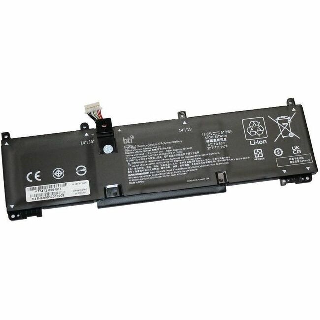 Battery Technology Bti M73472-005-bti 3-cell 11.58v Li-ion Notebook Battery For Hp Elitebook 630 G9