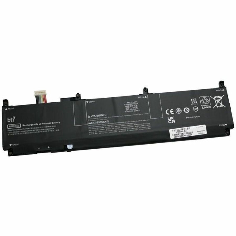 Battery Technology Bti Mb06xl-bti 6-cell 11.58v Li-ion Notebook Battery For Hp Zbook Studio G7, Stu