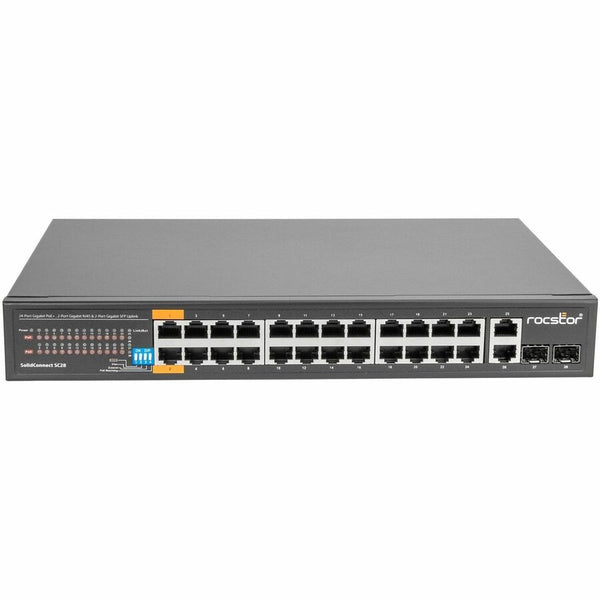 Rocstor Solidconnect Sc28 24-port Poe+ Gigabit U