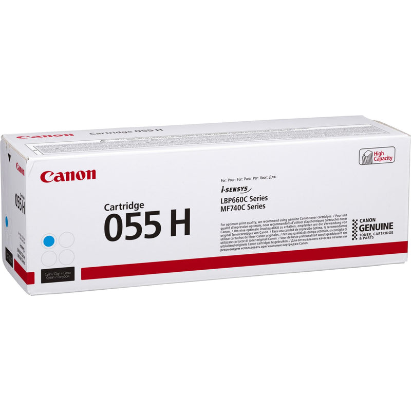 Canon 055 H Original Toner Cartridge - Cyan