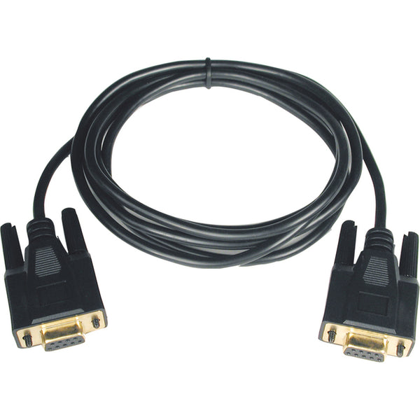 Tripp Lite 6ft Null Modem Serial DB9 RS232 Cable Adapter Gold F-F 6' - American Tech Depot