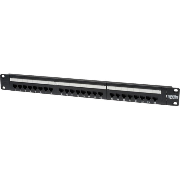 Tripp Lite 24-Port Cat6 Cat5 Patch Panel Rackmount 110 Punch Down RJ45 Ethernet 1URM - American Tech Depot