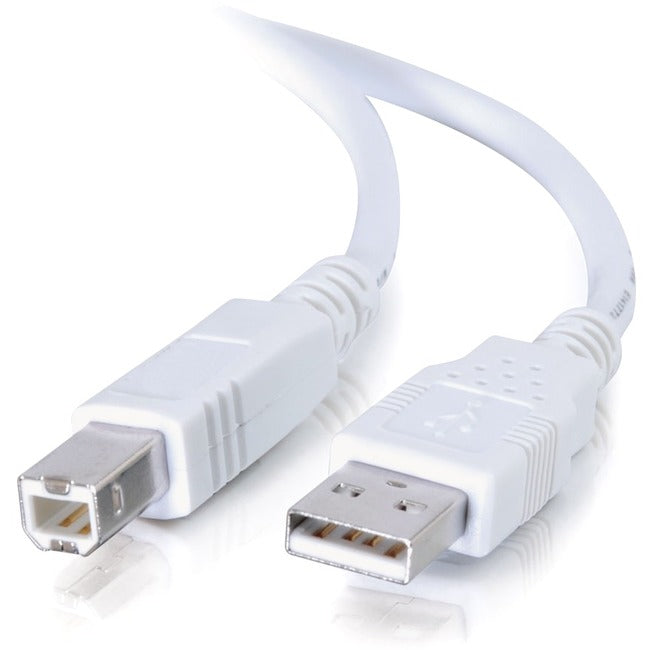 C2G 5m USB 2.0 A-B Cable - White - American Tech Depot