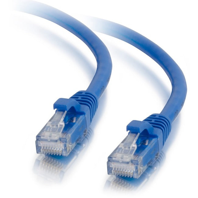 C2G 1ft Cat5e Snagless Unshielded (UTP) Network Patch Ethernet Cable - Blue - American Tech Depot