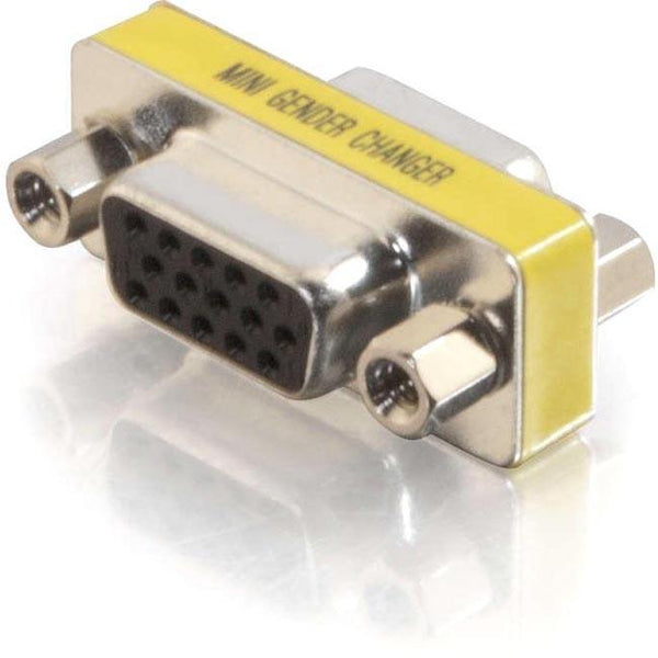 C2G HD15 VGA F-F Mini Gender Changer (Coupler) - American Tech Depot