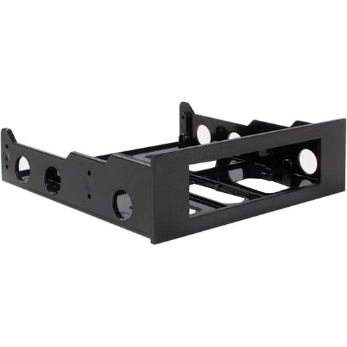 StarTech.com 3.5in Hard Drive to 5.25in Front Bay Bracket Adapter - Bracket for 3.5 Inch Floppy with Bezel - Storage bay adapter - black - American Tech Depot