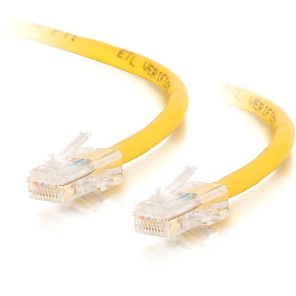 C2G-5ft Cat5e Non-Booted Crossover Unshielded (UTP) Network Patch Cable - Yellow - American Tech Depot