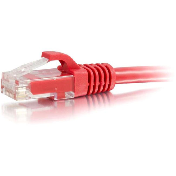 C2G 1ft Cat6 Ethernet Cable - Snagless Unshielded (UTP) - Red - American Tech Depot