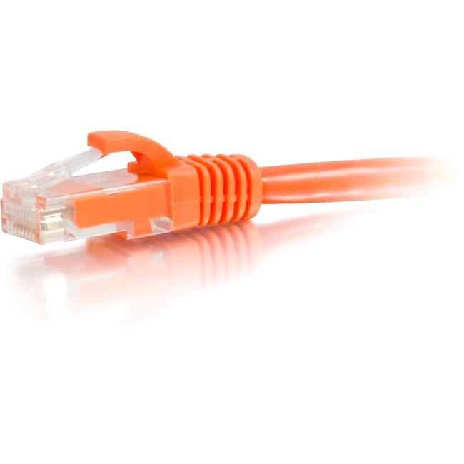 C2G 1ft Cat6 Ethernet Cable - Snagless Unshielded (UTP) - Orange - American Tech Depot