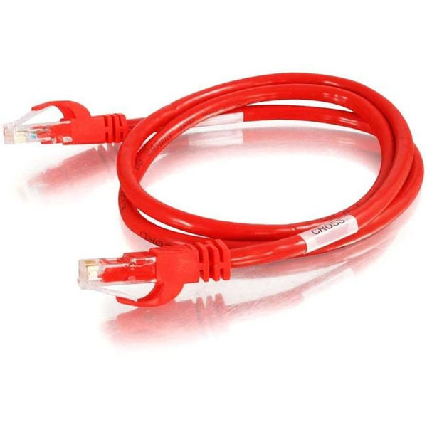 C2G-14ft Cat6 Snagless Crossover Unshielded (UTP) Network Patch Cable - Red - American Tech Depot