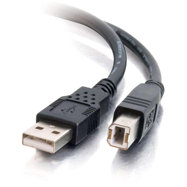 C2G 5m USB A to B Cable - Printer Cable - USB Cable - USB 2.0 - 16ft - Black - American Tech Depot