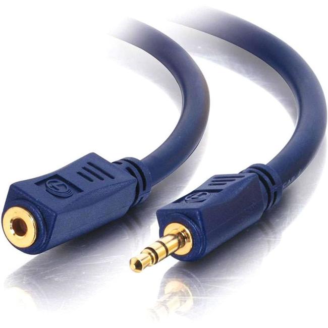 C2G 6ft Velocity 3.5mm M-F Stereo Audio Extension Cable - American Tech Depot