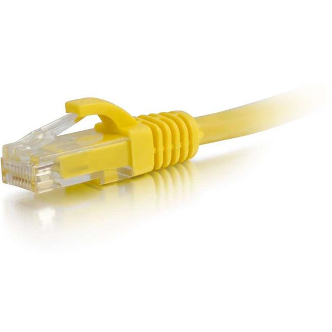 C2G-1ft Cat5e Snagless Unshielded (UTP) Network Patch Cable - Yellow - American Tech Depot