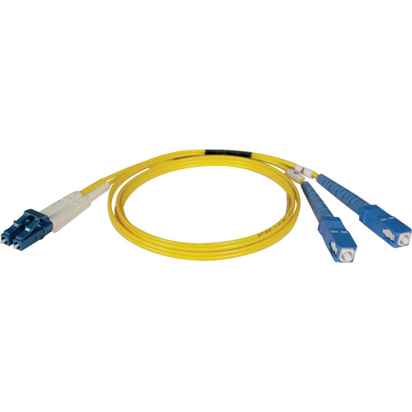 Tripp Lite 15M Duplex Singlemode 8.3-125 Fiber Optic Patch Cable LC-SC 50' 50ft 15 Meter - American Tech Depot