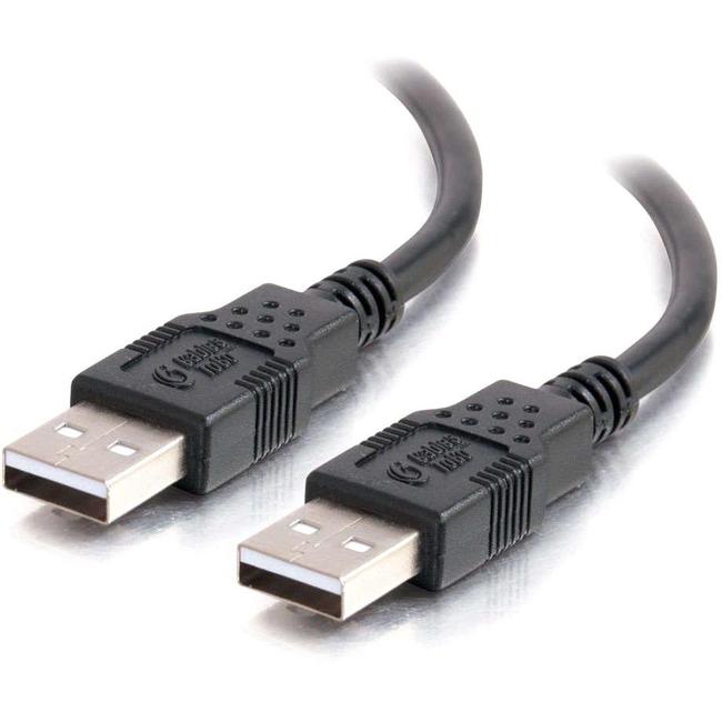 C2G 1m USB 2.0 A Male to A Male Cable - Black (3.2ft) - American Tech Depot