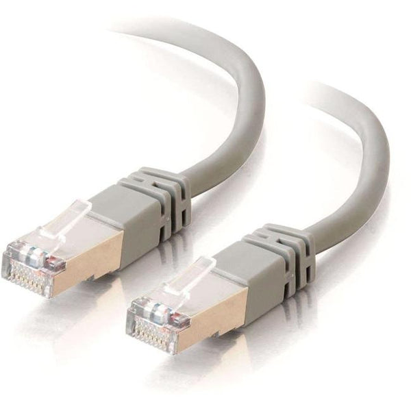 C2G-75ft Cat5e Molded Shielded (STP) Network Patch Cable - Gray - American Tech Depot