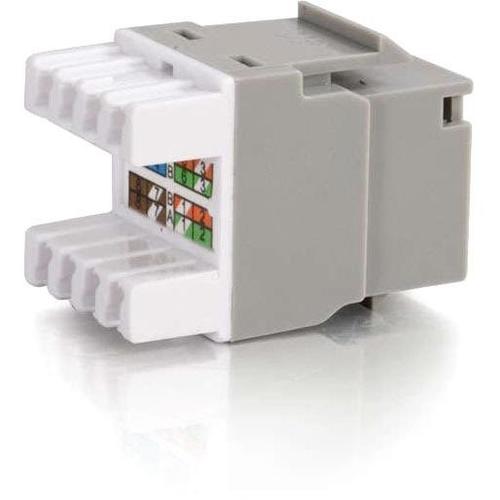 C2G Cat5E RJ45 UTP Keystone Jack - Gray - American Tech Depot