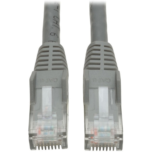 Tripp Lite 2ft Cat6 Gigabit Snagless Molded Patch Cable RJ45 M-M Gray 2' - American Tech Depot